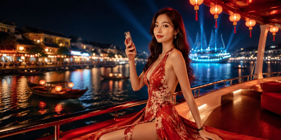 Giao diện casino trên điện thoại di động tại Hội An, Việt Nam